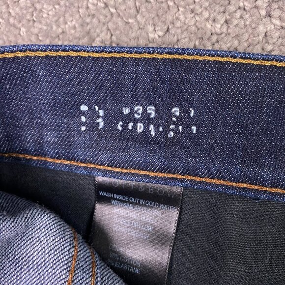 Mott & Bow Mosco Straight Jeans Men's 36 x 30 Measures 38 x 29 Stretch Blue and - Picture 11 of 16